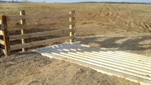 Cattle guard.