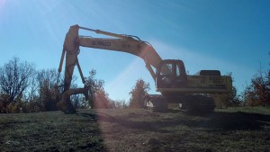 land clearing machine